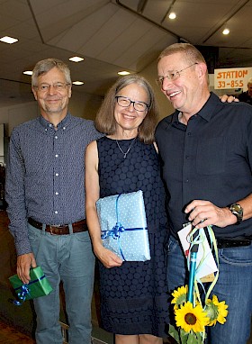 Drei verdiente Lehrkräfte gehen in den Ruhestand: Winfried Krause, Gisela Roquette und Jörg Seiler.
