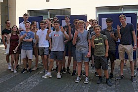 Mit ihnen ist zu rechnen: Die Hebelianer hatten ihren Spaß beim Tag der Mathematik an der Mannheimer Uni.