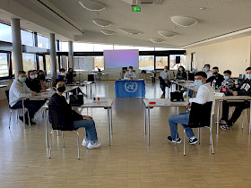 Kurz die Welt retten? Oberstufenschüler „spielen“ Sicherheitsrat zum Thema Nahost-Konflikt.