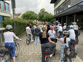 Zur Vorbereitung auf das Stadtradeln – angeboten vom Heidelberger ADFC - gehörte auch eine kleine Probefahrt.